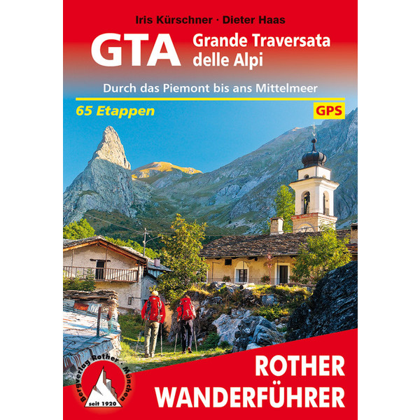 BVR GTA - GRANDE TRAVERSATA DELLE ALPI Wanderführer BERGVERLAG ROTHER