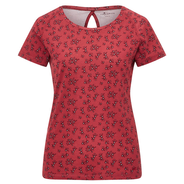 FRILUFTS HEDJE PRINTED T-SHIRT Damen T-Shirt EARTH RED