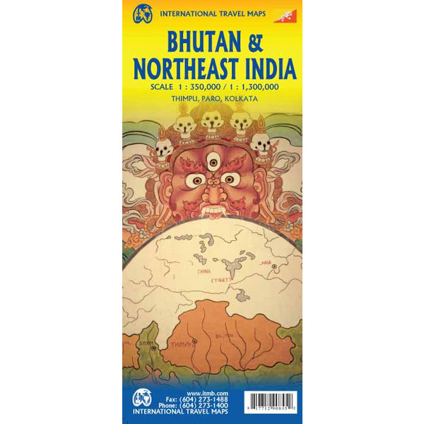 ITM NORTHEAST INDIA Karte NOPUBLISHER