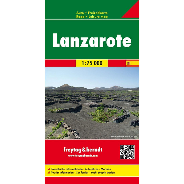  Lanzarote 1 : 75 000. Autokarte - Straßenkarte