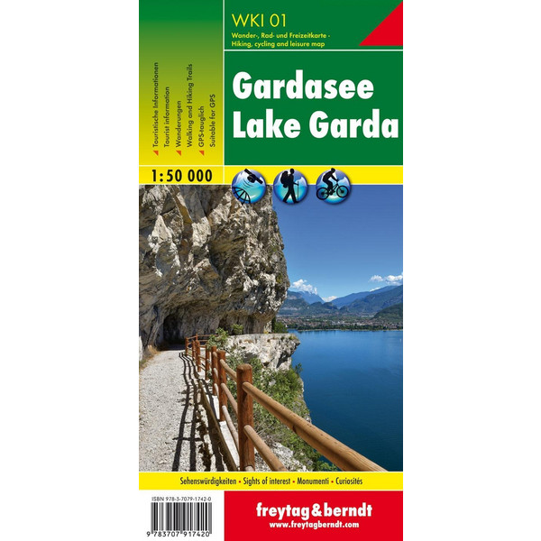 Gardasee, Wanderkarte 1:50.000 Wanderkarte NOPUBLISHER