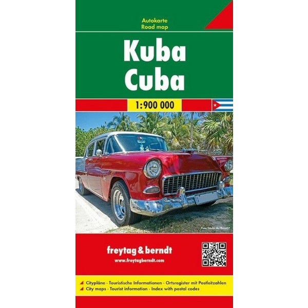 Kuba, Autokarte 1:900.000 Straßenkarte NOPUBLISHER