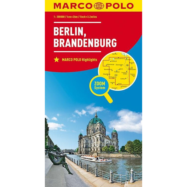 MARCO POLO Karte Deutschland Blatt 4 Berlin, Brandenburg 1:200 000 Straßenkarte NOPUBLISHER