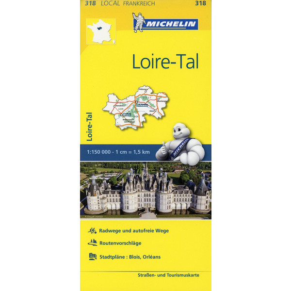 Michelin Loire-Tal Straßenkarte NOPUBLISHER
