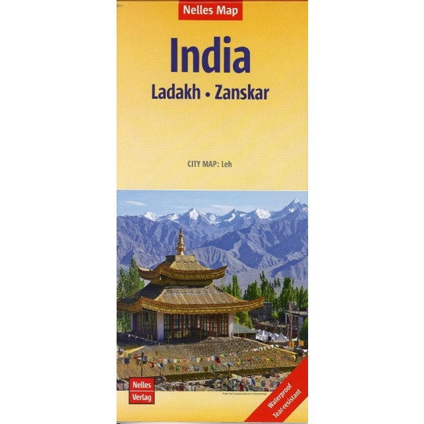 Nelles Map India: Ladakh - Zanskar 1 : 350 000 Wanderkarte NOPUBLISHER