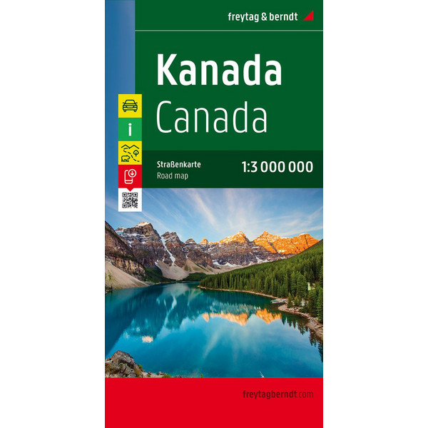 Kanada, Autokarte 1:3 Mio. Straßenkarte NOPUBLISHER