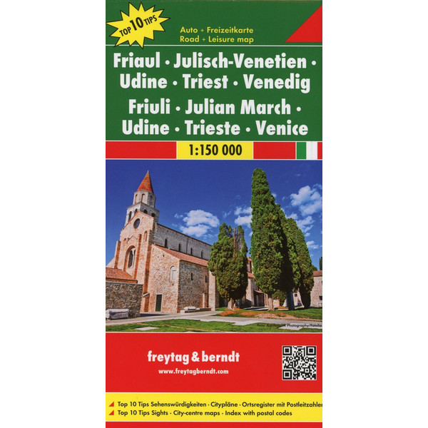  Friaul - Julisch-Venetien - Udine - Triest - Venedig 1 : 150 000 - Straßenkarte