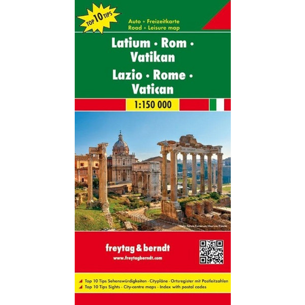  Latium - Rom - Vatikan 1 : 150 000 - Straßenkarte