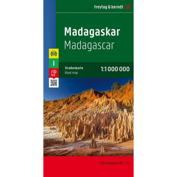 Madagaskar 1 : 1 000 000 Straßenkarte NOPUBLISHER