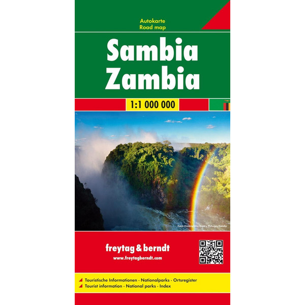 Sambia 1 : 1 1 000 000 Straßenkarte FREYTAG + BERNDT