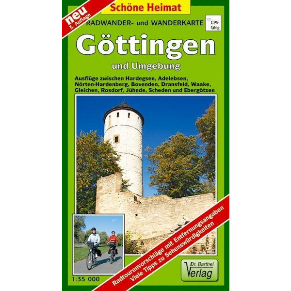 Radwander- und Wanderkarte Göttingen und Umgebung 1 : 35 000 Wanderkarte BARTHEL DR.