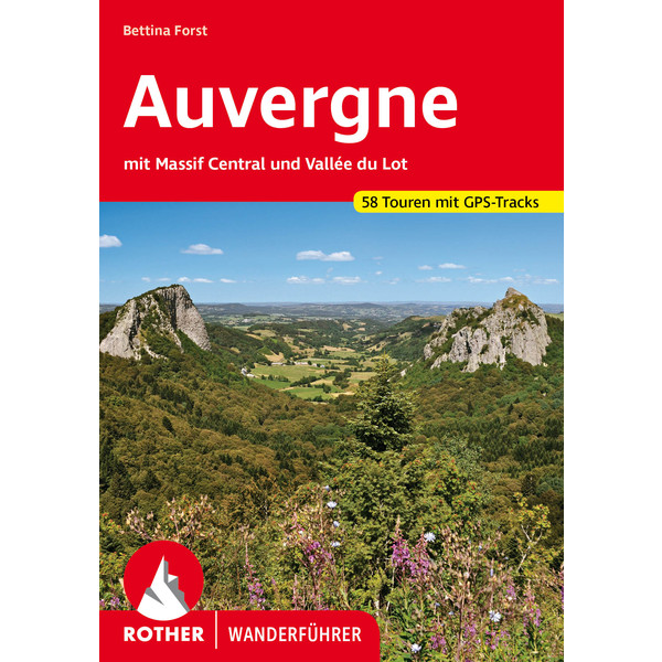 Auvergne Wanderführer BERGVERLAG ROTHER