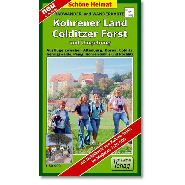 Kohrener Land, Colditzer Forst und Umgebung 1 : 50 000. Radwander- und Wanderkarte Wanderkarte NOPUBLISHER
