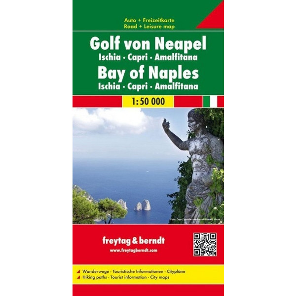 Golf von Neapel - Ischia - Capri - Amalfitana 1 : 50 000 Autokarte Straßenkarte FREYTAG + BERNDT