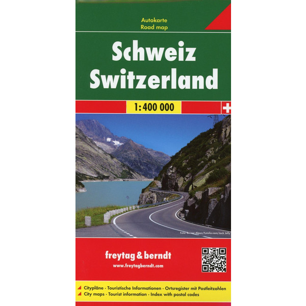 Schweiz 1 : 400 000 Straßenkarte FREYTAG + BERNDT