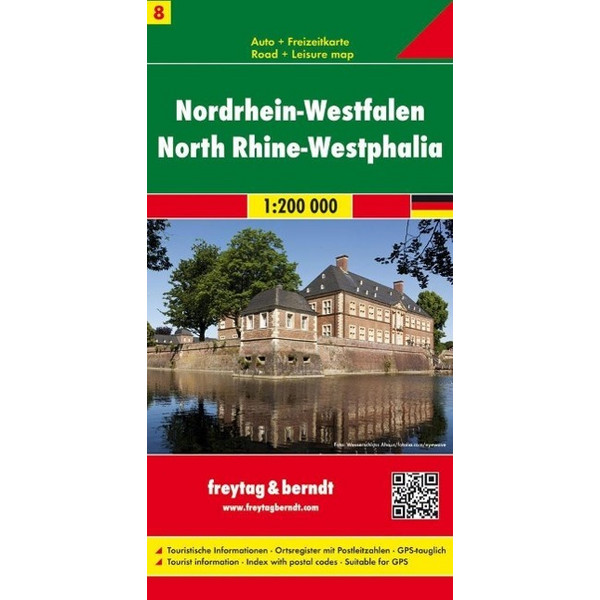Deutschland 08 Nordrhein-Westfalen 1 : 200 000 Wanderkarte FREYTAG + BERNDT