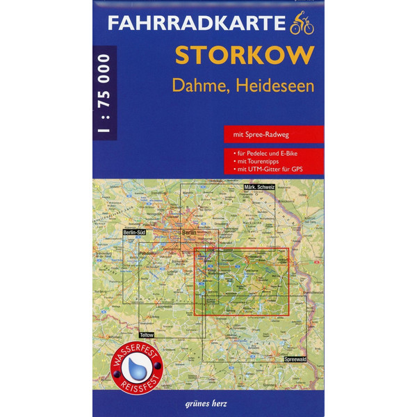  Storkow - Dahme - Heidessen 1 : 75 000 Fahrradkarte - Fahrradkarte