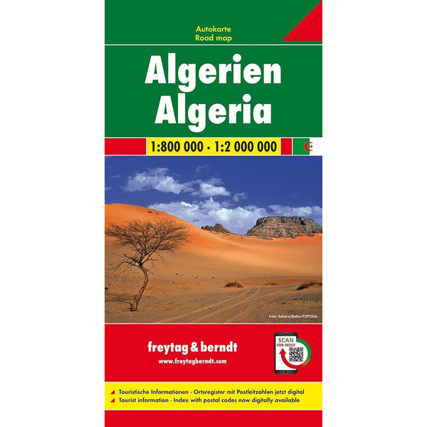  Algerien 1 : 800 000 / 1 : 2 000 000 - Straßenkarte