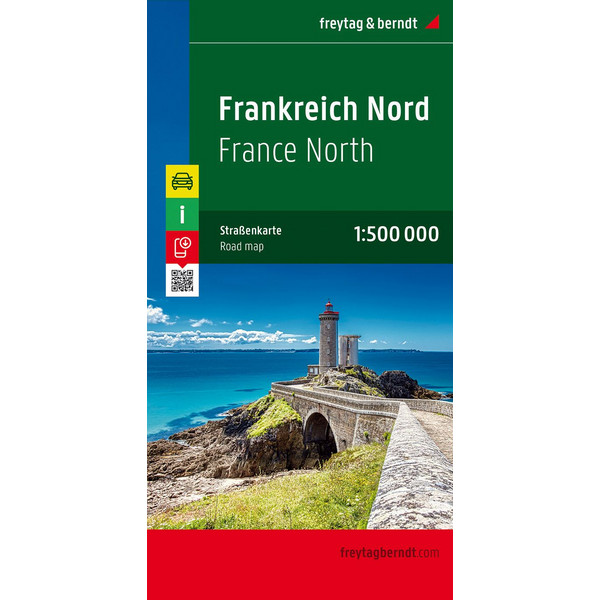 Frankreich Nord / France Nord 1 : 500 000. Autokarte Straßenkarte FREYTAG + BERNDT