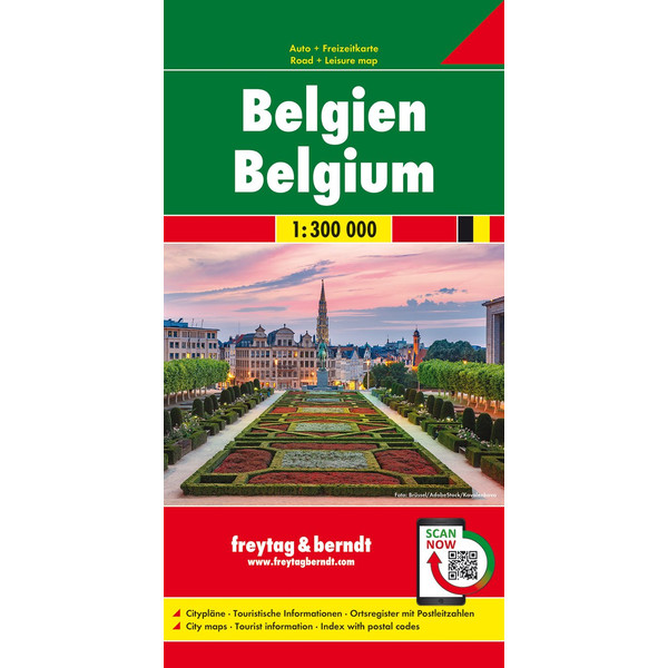  Belgien 1 : 300 000. Autokarte - Straßenkarte