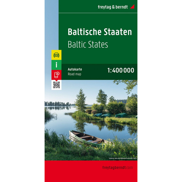 Baltische Staaten / Baltic States 1 : 400 000  Autokarte Straßenkarte FREYTAG + BERNDT