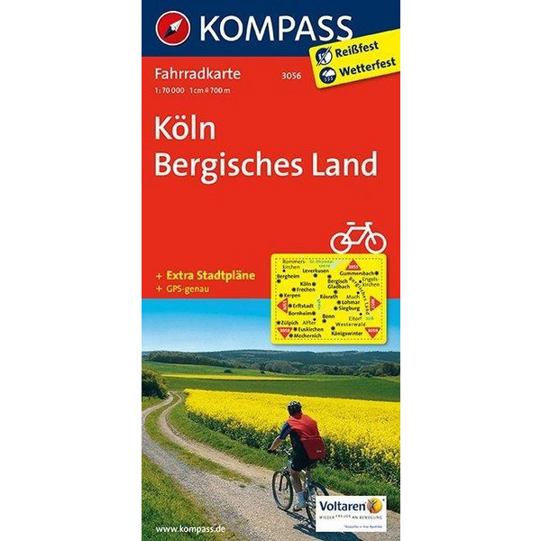  Köln - Bergisches Land 1 : 70 000 - Fahrradkarte