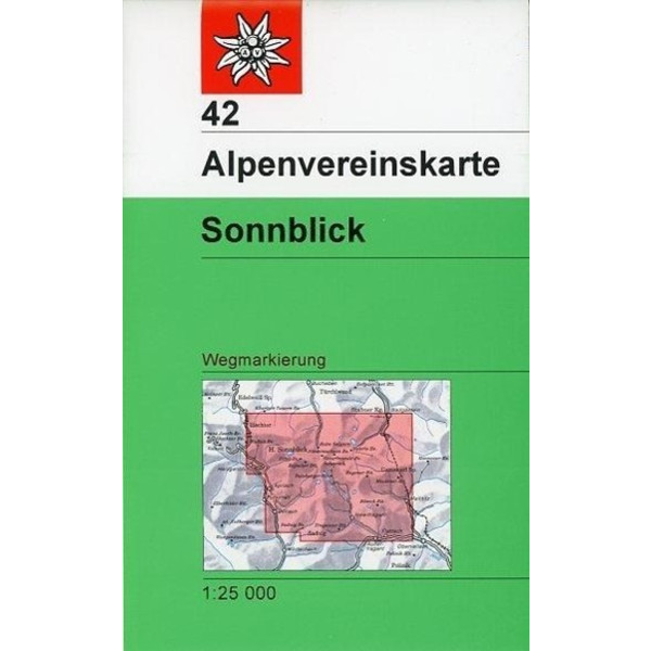 DAV Alpenvereinskarte 42 Sonnblick 1 : 25 000 Wegmarkierung Wanderkarte DEUTSCHER ALPENVEREIN