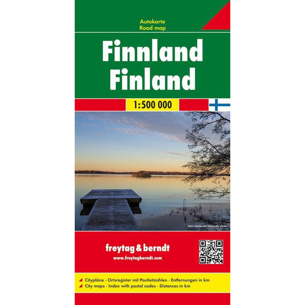 Finnland 1 : 500 000 Straßenkarte FREYTAG + BERNDT