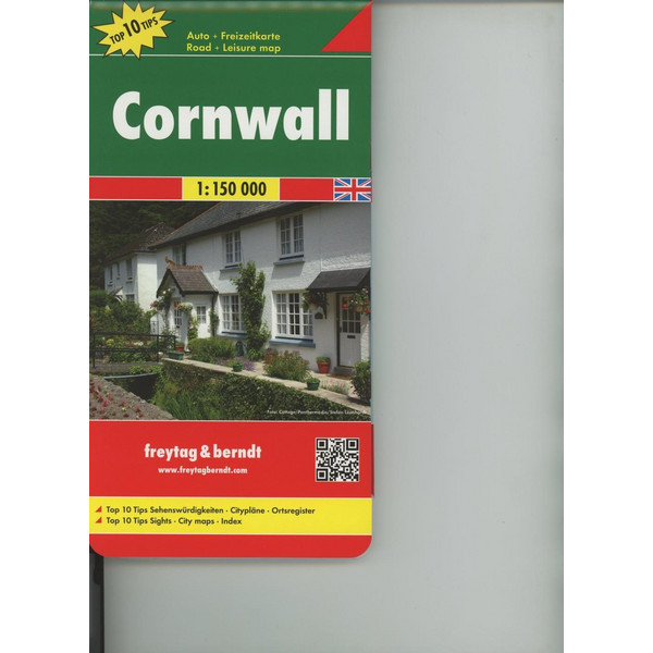 Cornwall 1 : 150 000. Autokarte Straßenkarte FREYTAG + BERNDT