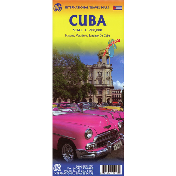 Cuba ( Kuba) 1 : 600 000 Straßenkarte INTERNATIONAL TRAVEL MAPS