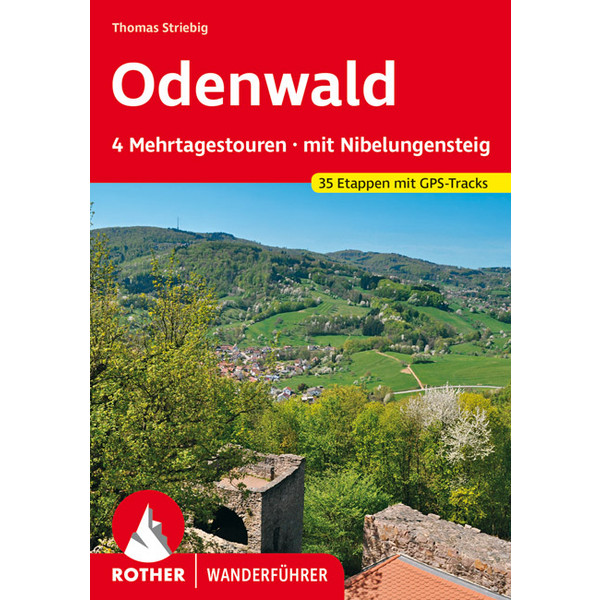 Odenwald Mehrtagestouren Wanderführer BERGVERLAG ROTHER