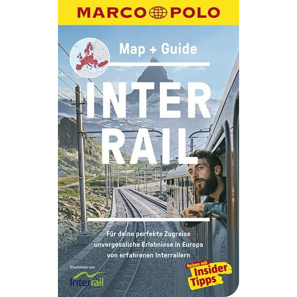 MARCO POLO Interrail Map + Guide Straßenkarte MAIRDUMONT