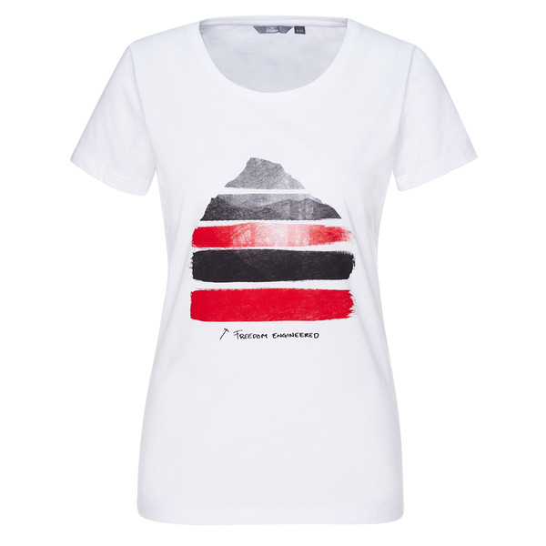 Tierra TEE W Damen T-Shirt WHITE (DUSTY MOUNTAIN)