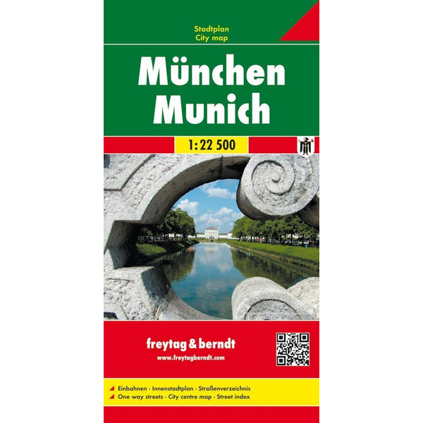 München Gesamtplan 1 : 22 500 Straßenkarte FREYTAG + BERNDT