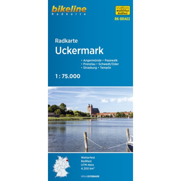  Radkarte Uckermark (RK-BRA02) - Fahrradkarte