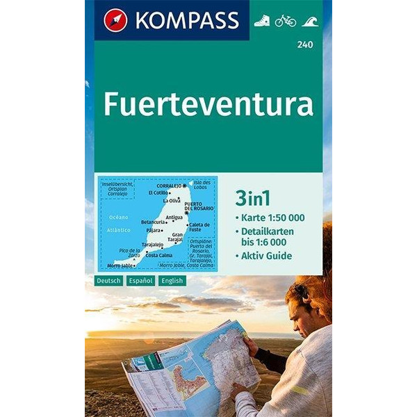 KOMPASS Wanderkarte Fuerteventura 1:50 000 Wanderkarte KOMPASS KARTEN GMBH