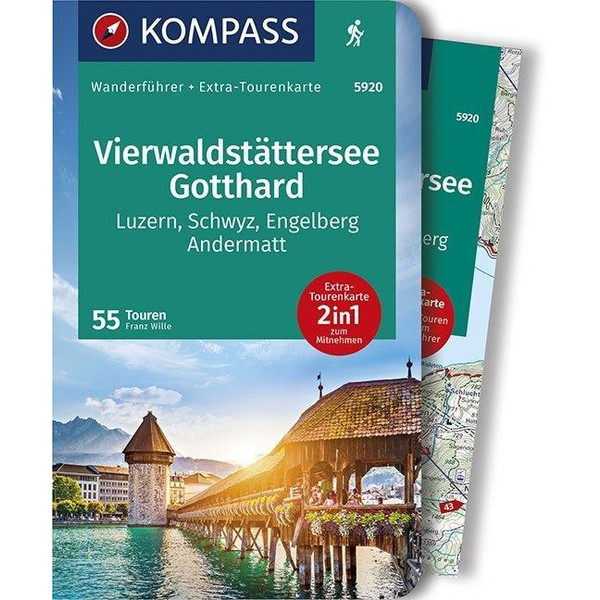 KOMPASS Wanderführer Vierwaldstättersee, Gotthard KOMPASS KARTEN GMBH