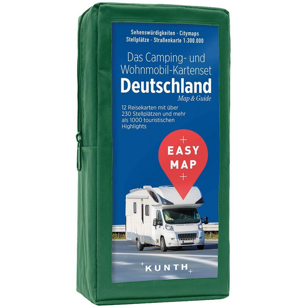  EASY MAP Das Camping- und Wohnmobil Kartenset Deutschland 1:300.000 - Straßenkarte