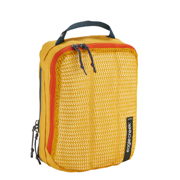 Eagle Creek PACK-IT REVEAL CLEAN/DIRTY CUBE S Packbeutel SAHARA YELLOW