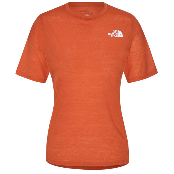 The North Face W UP WITH THE SUN S/S SHIRT Damen Funktionsshirt FLAME