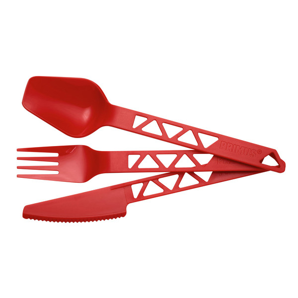  LIGHTWEIGHT TRAILCUTLERY RED - Campingbesteck