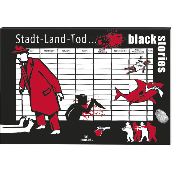 BLACK STORIES - STADT LAND TOD - Reisespiel