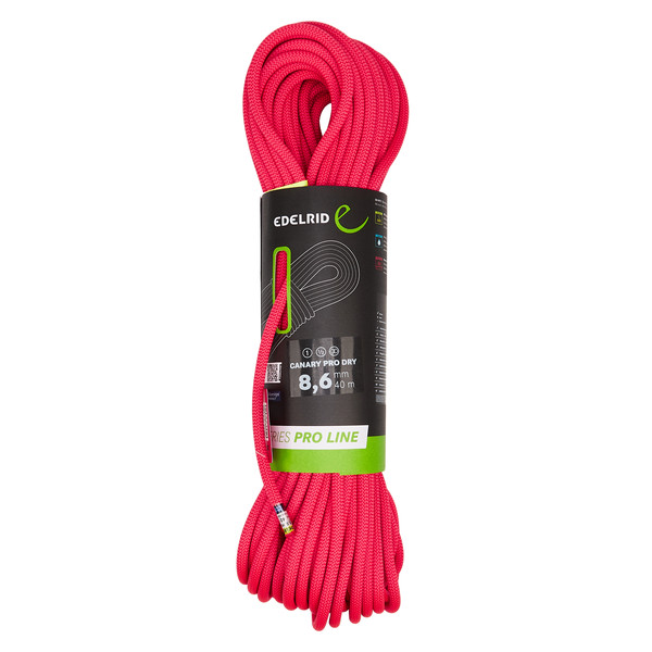 Edelrid CANARY PRO DRY 8,6MM Kletterseil PINK