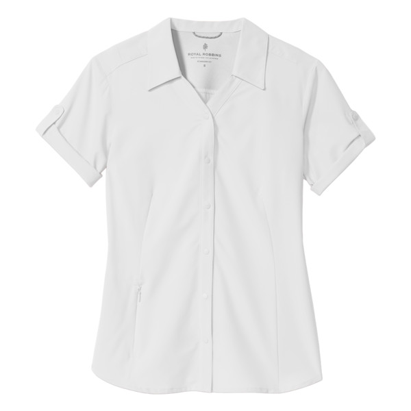 Royal Robbins EXPEDITION PRO S/S Damen Outdoor Bluse WHITE