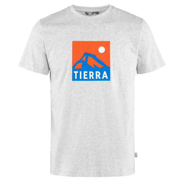 Tierra ORGANIC COTTON TEE M Herren T-Shirt GREY MELANGE (MOUNTAIN BOX)