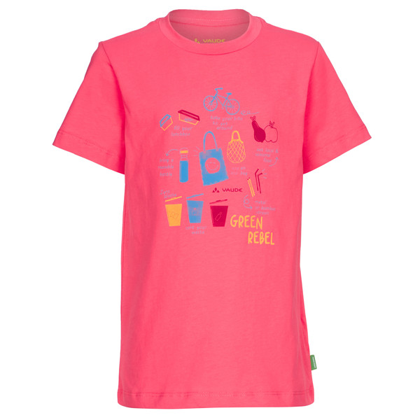 Vaude KIDS LEZZA T-SHIRT Kinder T-Shirt BRIGHT PINK/ARCTIC