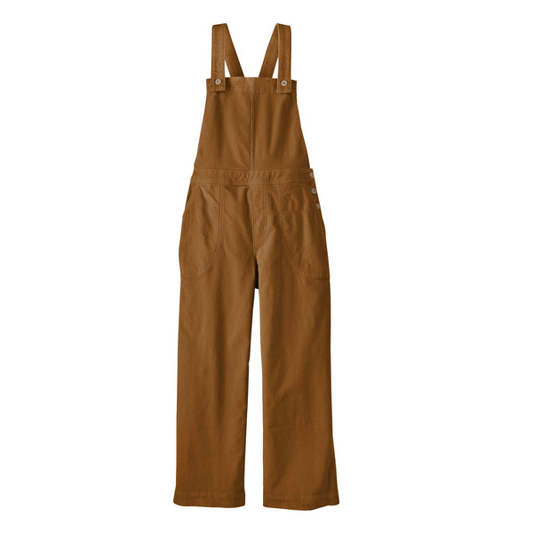 Patagonia STAND UP CROPPED CORDUROY OVERALLS Damen Freizeithose NEST BROWN
