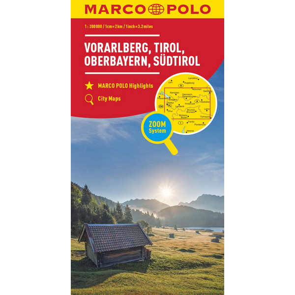 MARCO POLO REGIONALKARTE ÖSTERREICH BLATT 03 VORARLBERG Karte MAIRDUMONT