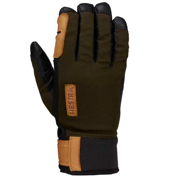 Hestra ERGO GRIP ACTIVE WOOL TERRY - 5 FINGER Unisex Handschuhe DARK FOREST / BLACK
