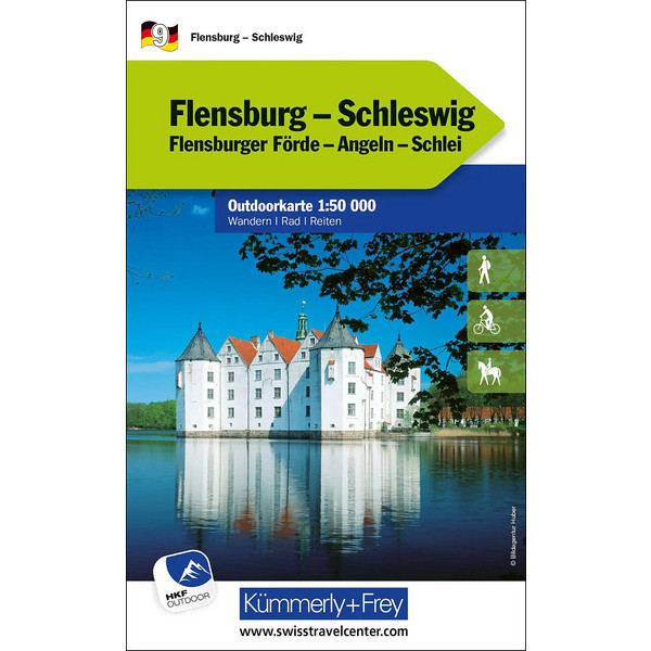 FLENSBURG - SCHLESWIG NR. 09 OUTDOORKARTE DEUTSCHLAND Wanderkarte KÜMMERLY UND FREY